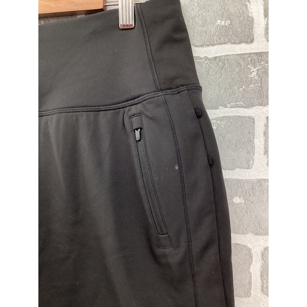 Athleta Fairway 18 Golf Skort Black Activewear Skirt Pockets Womens Size M - Picture 3 of 5